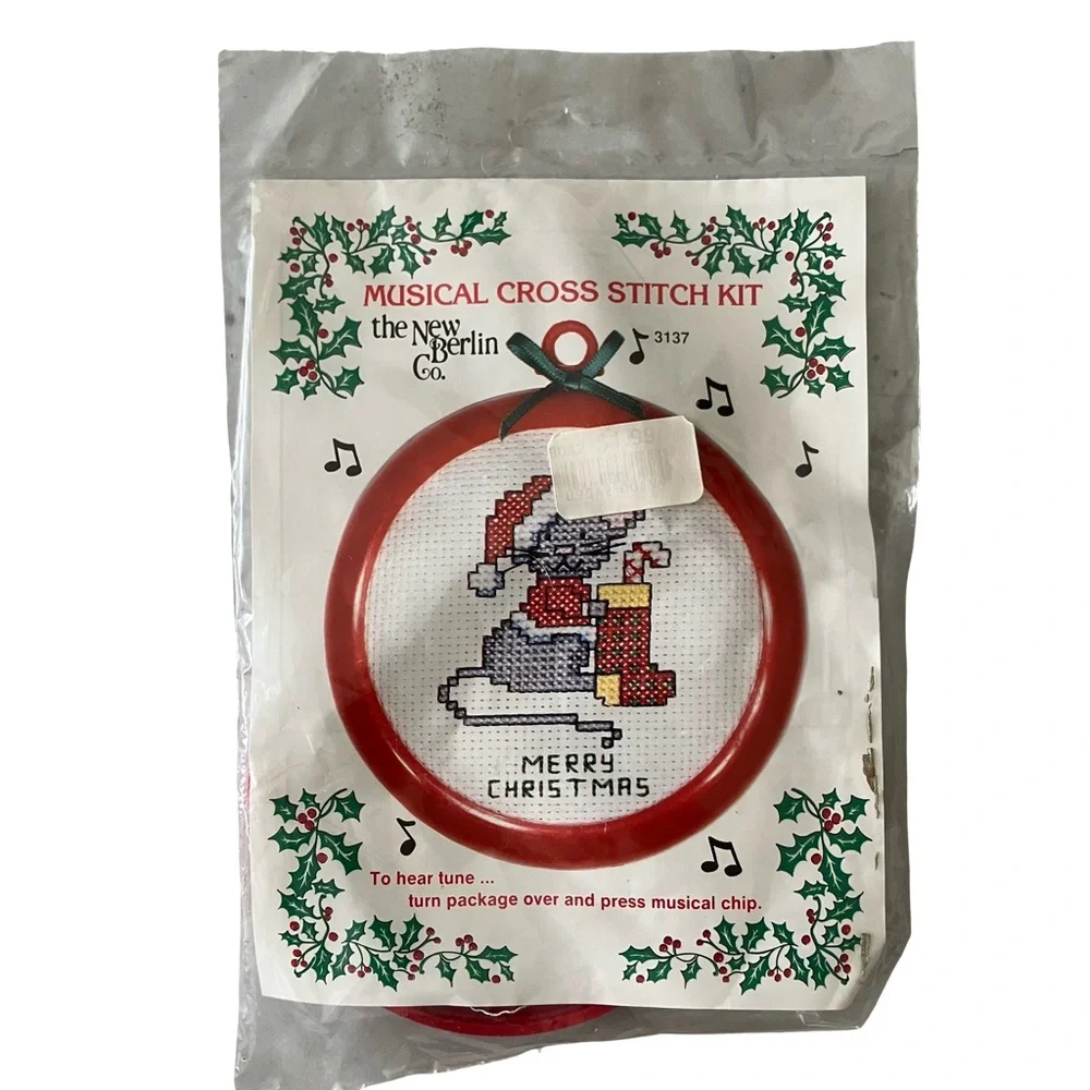 Alma Lynne Holiday Felt Ornaments & New Berlin Co Musical Cross Stitch Kits